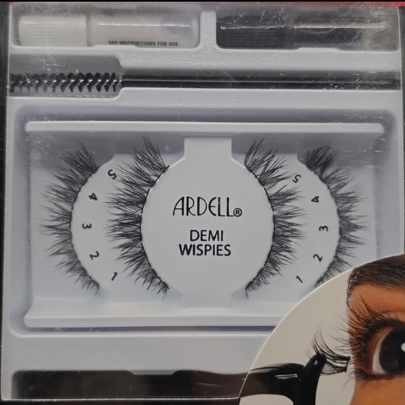 Bundle Ardell X-Tended Wear Lash System Demi Wispies Light Seamless Faux Lashes - Picture 3 of 4